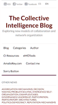 Mobile Screenshot of collectiveintelligenceblog.com