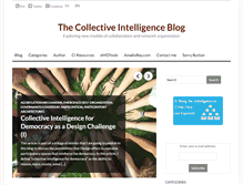 Tablet Screenshot of collectiveintelligenceblog.com